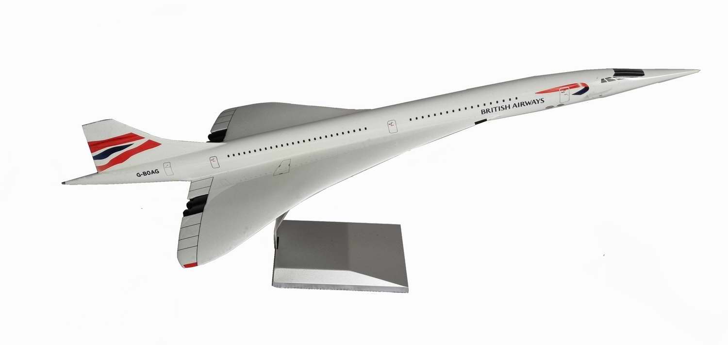 maquette CONCORDE BRITISH AIRWAYS au 1/100 G-BOAG en Résine