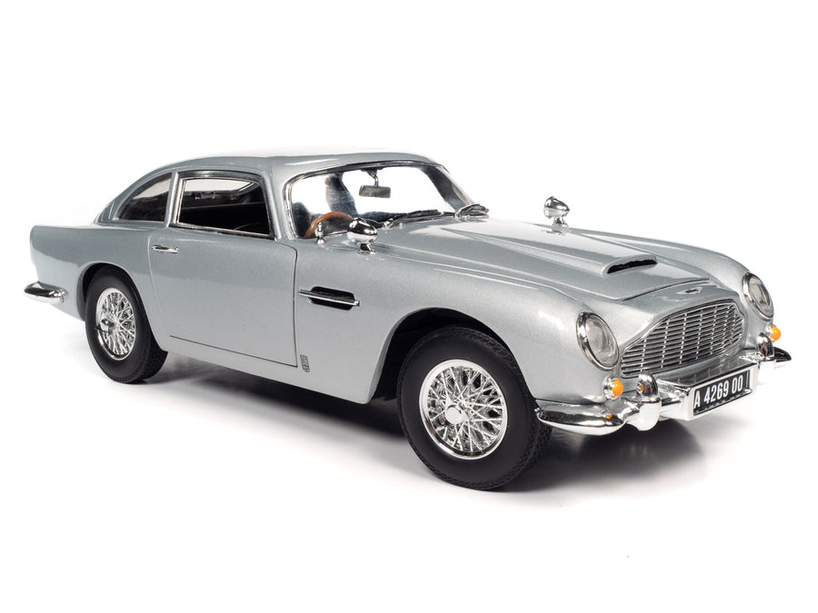 Voiture JAMES BOND 007 Mourir Peut Attendre Aston Martin DB5 de 1964 1/18 Métal No Time To Die 