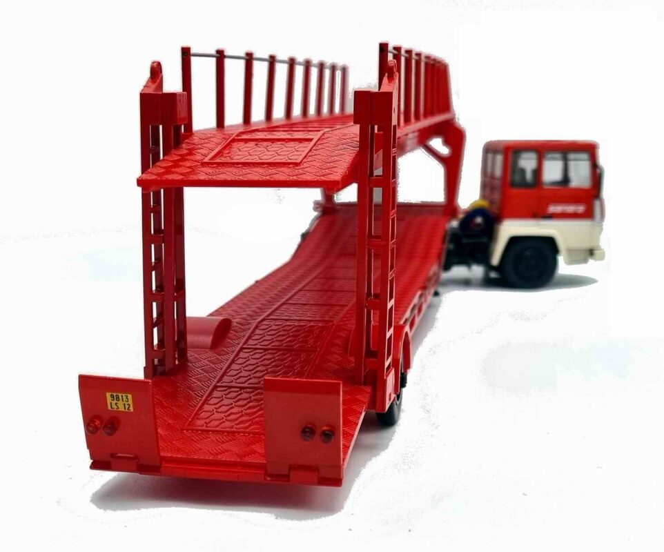 ODEON, BERLIET TR250 4x2 avec remorque porte voitures SANARA, échelle 1/43, O... EUR 89,90 - FR