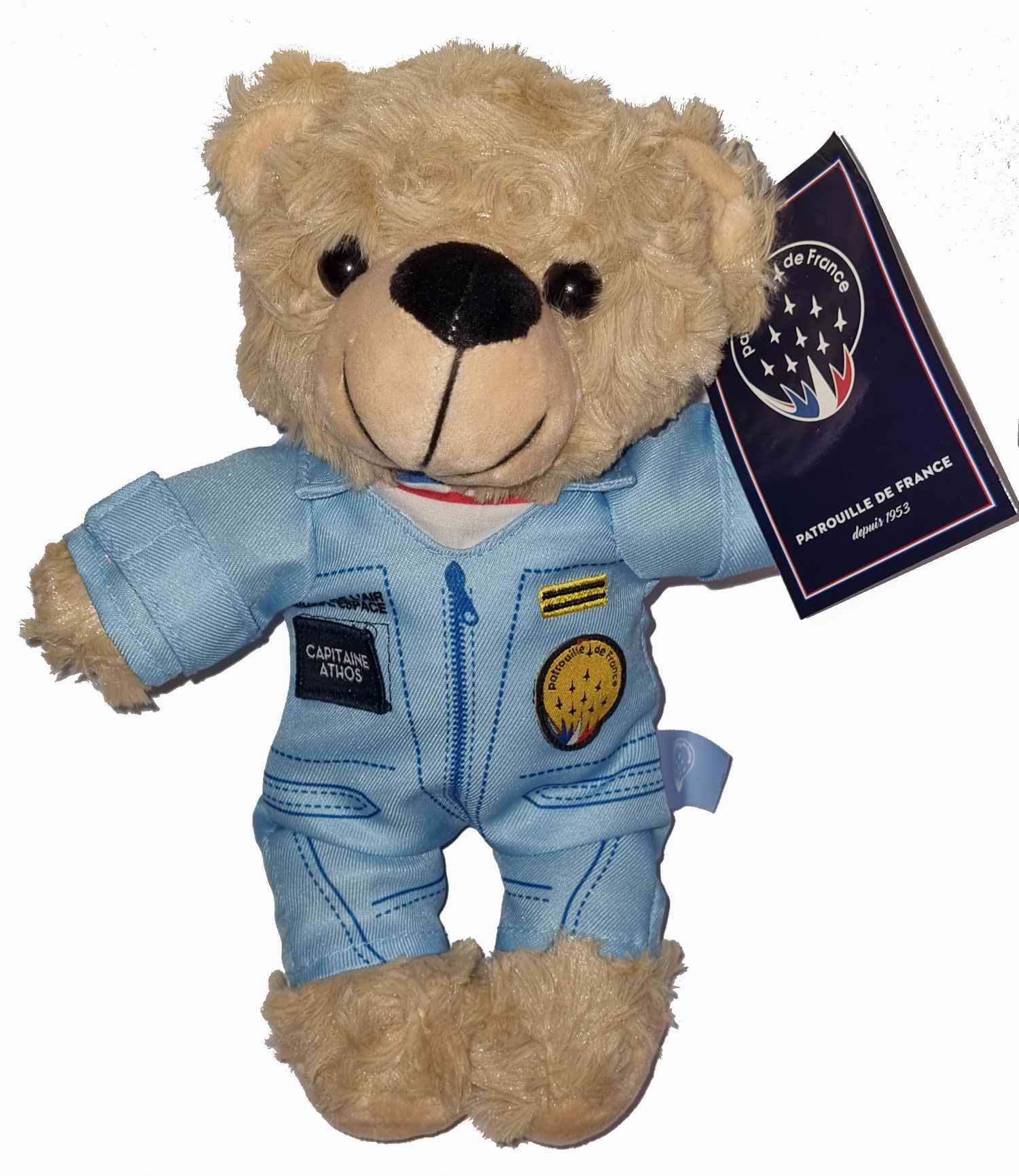 Peluche Pilote Capitaine Athos Alphajet PAF Patrouille de France