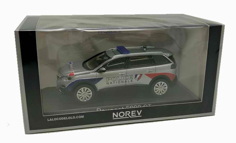 Miniature voiture PEUGEOT5008 PoliceNationale 2020 1/43 Norev