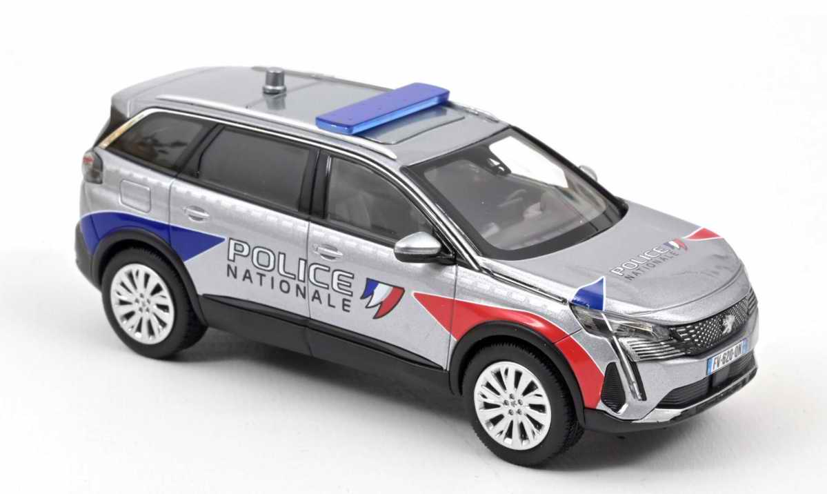 Miniature voiture PEUGEOT 5008 GT Police Nationale 2021 1/43 Norev