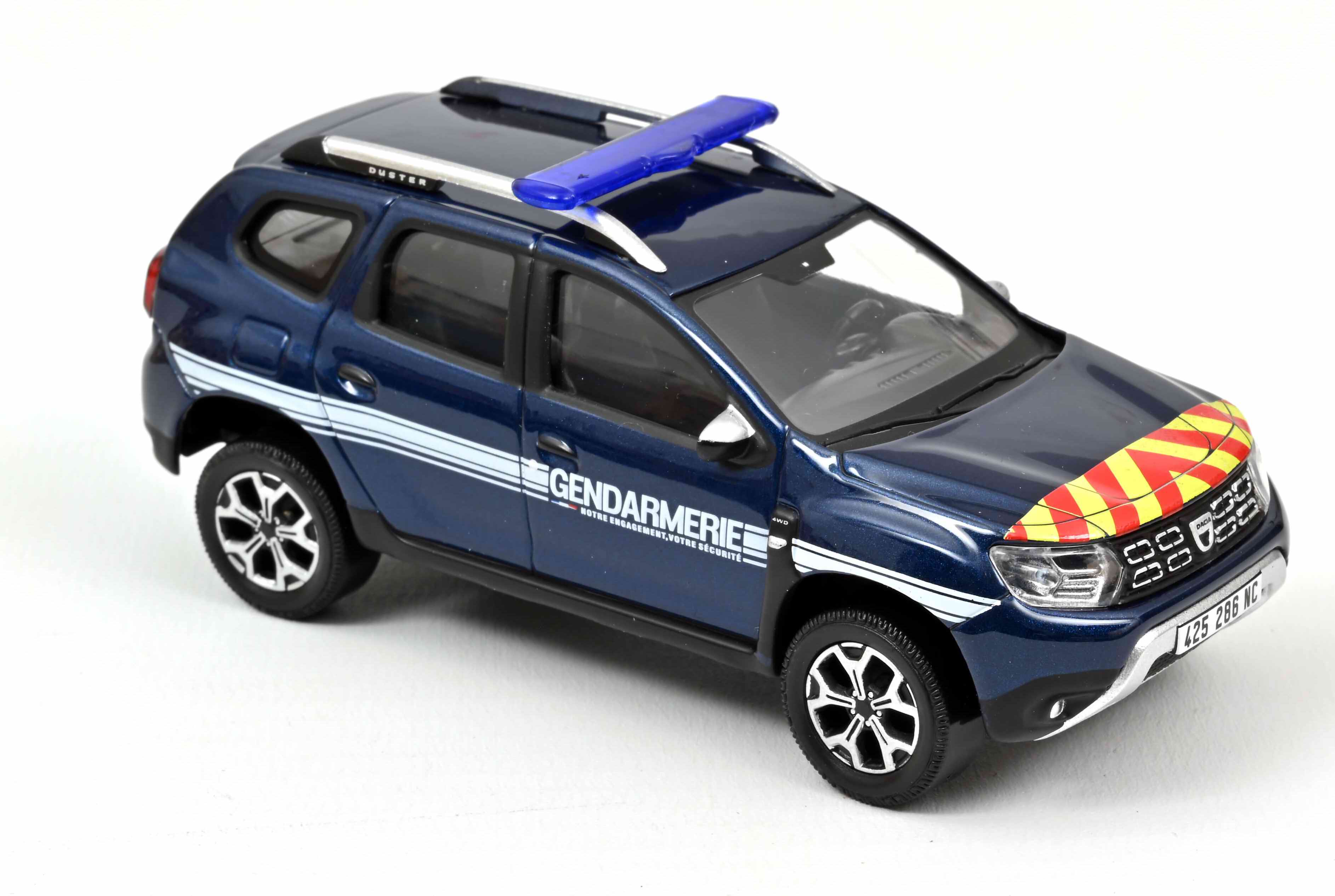 Miniature Voiture DACIA DUSTER Gendarmerie Outremer 1/43 Norev