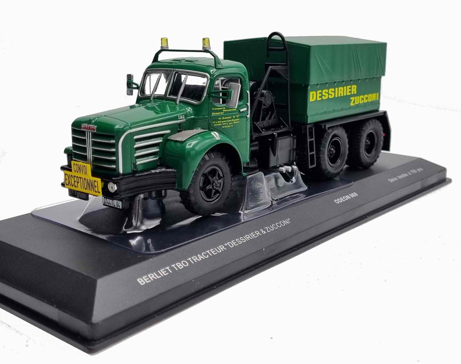 Miniature BERLIET TBO TRACTEUR DESSIRIER & ZUCCONI