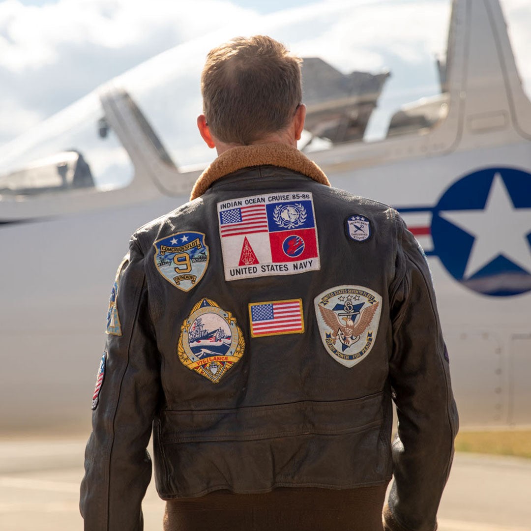 Vue arrière blouson Top Gun 2 Maverick