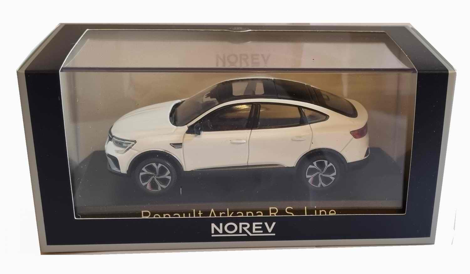 voiture Miniature RENAULT Arkanars line Blanc NOREV 1/43