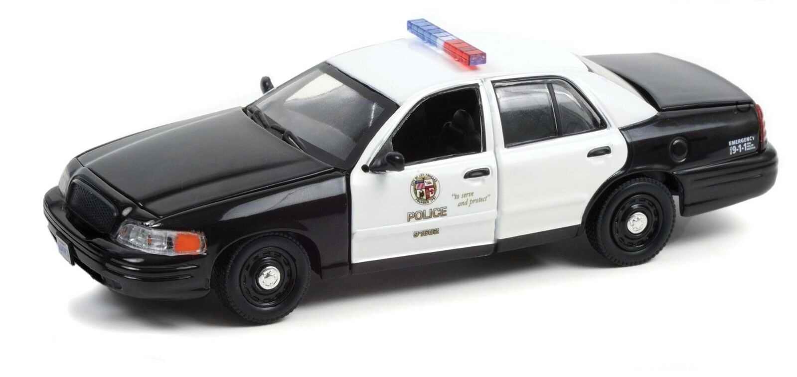 Voiture FORD Crown Victoria Interceptor 2001 LAPD LOS ANGELES POLICE DEPARTMENT Du Film DRIVE 1/43