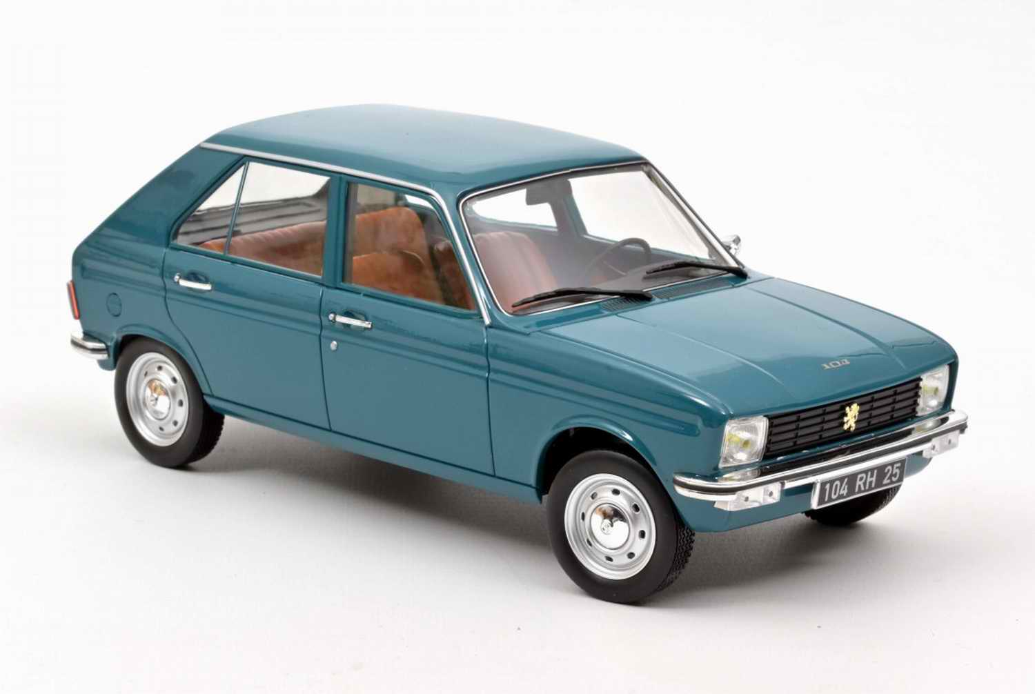 Miniature Voiture de collection Peugeot 104 GL 1977 Bleu Régence NOREV 1/18