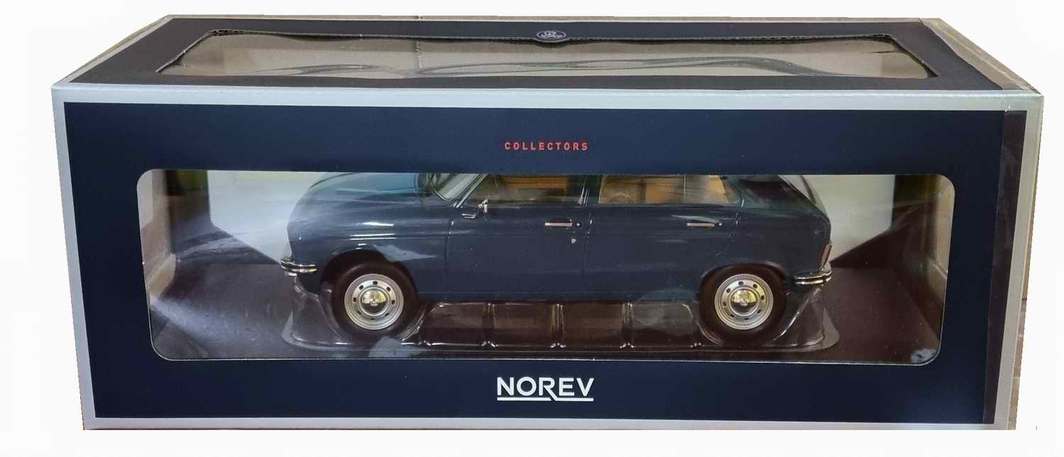 Miniature Voiture de collection Peugeot 104GL Bleu Régence NOREV 1/18