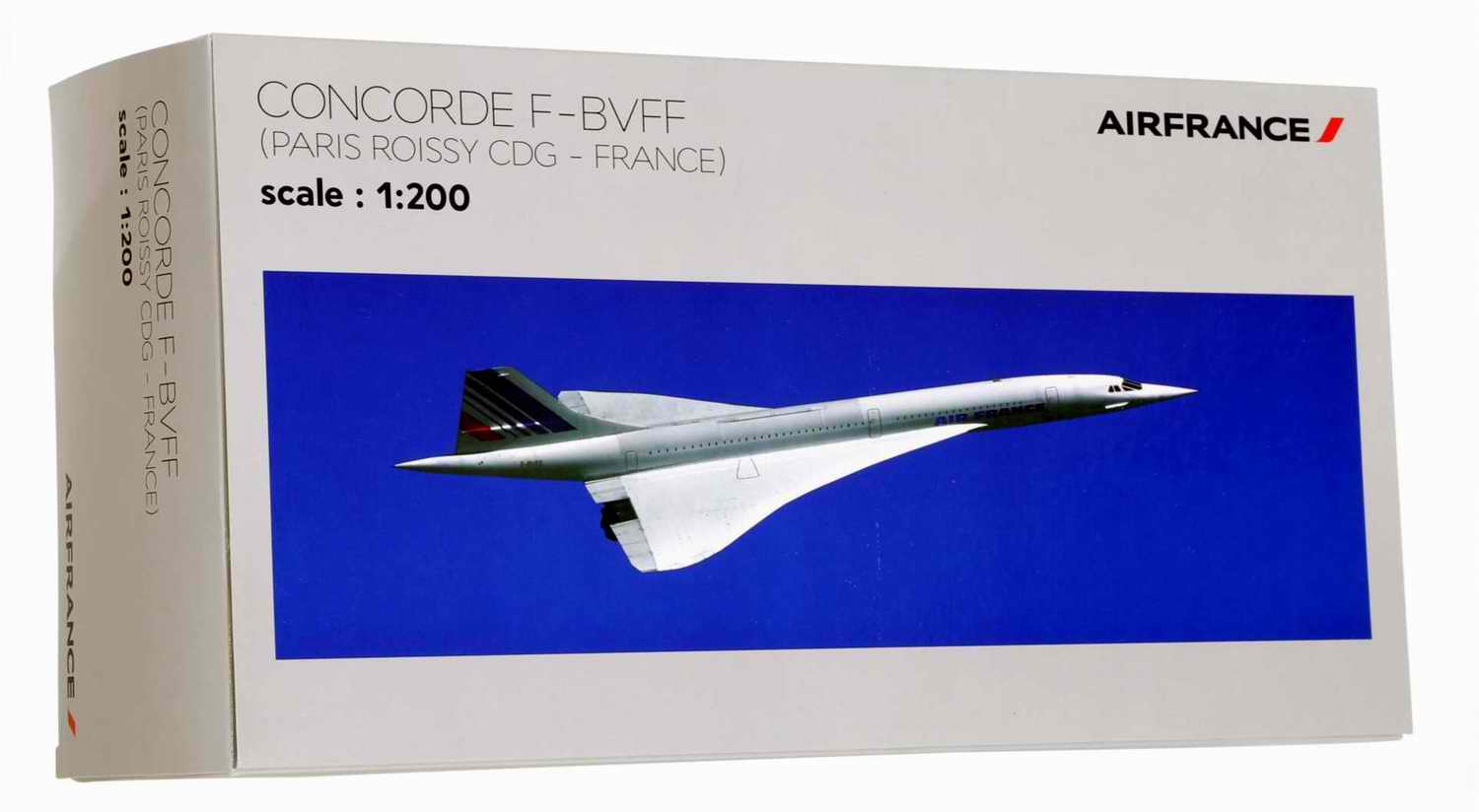 Maquette AIRFRANCE CONCORDE F-BVFF 1/200 Métal Paris Roissy CDG Aéroport ROISSY CHARLES DE GAULLE CDG
