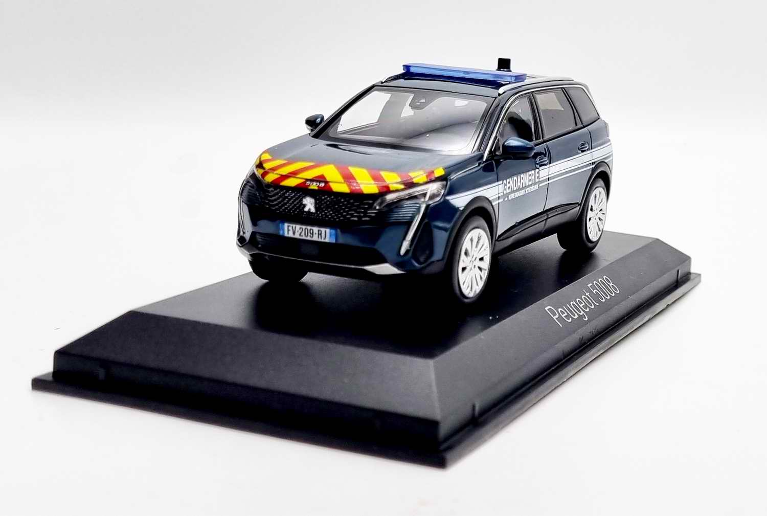 Miniature voiture PEUGEOT 5008GT Gendarmerie 2021 1/43 Norev