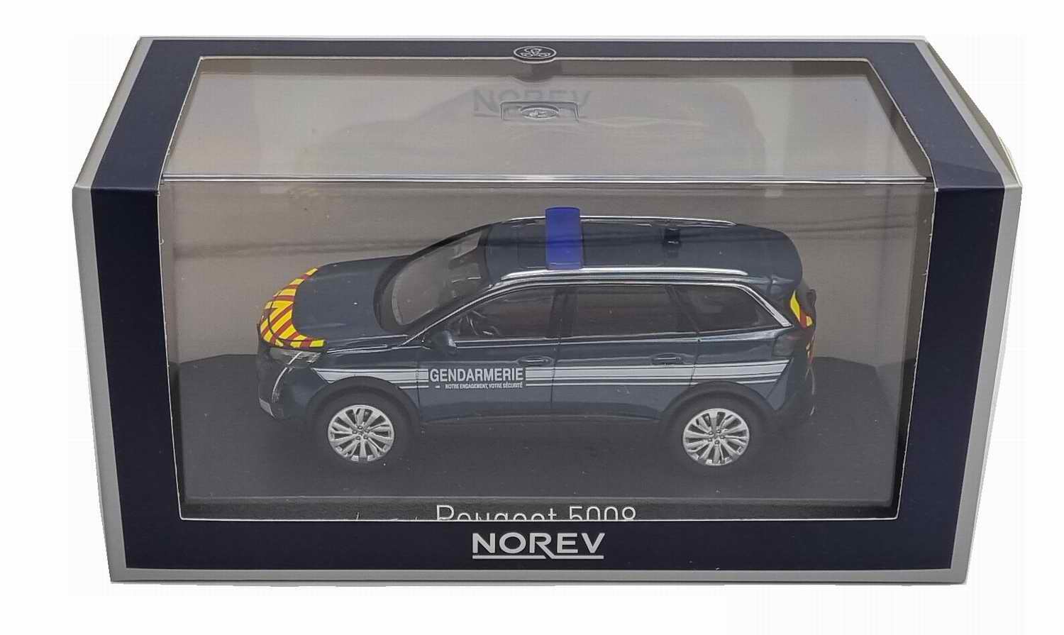 Miniature voiture PEUGEOT 5008Gendarmerie 2021 1/43 Norev