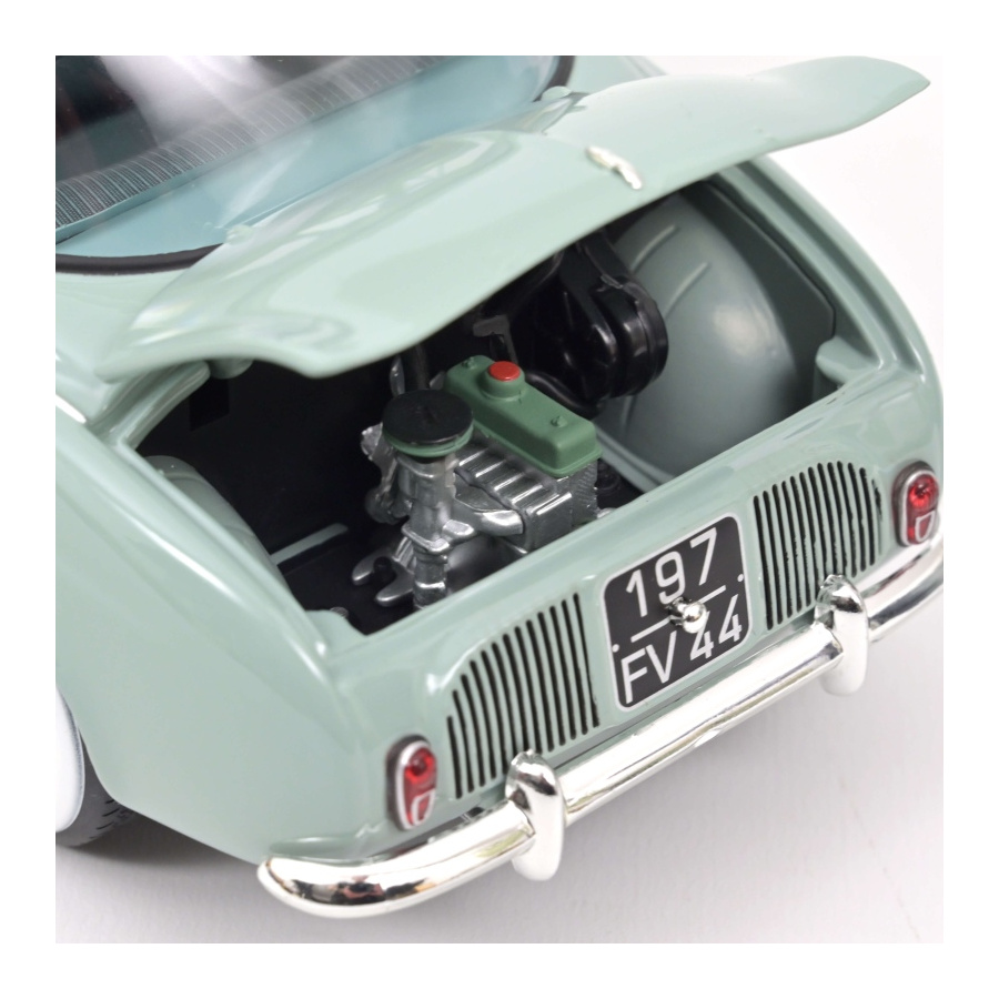 Miniature Voiture Renault Dauphine Bleu Azur 1958 Norev 1/18