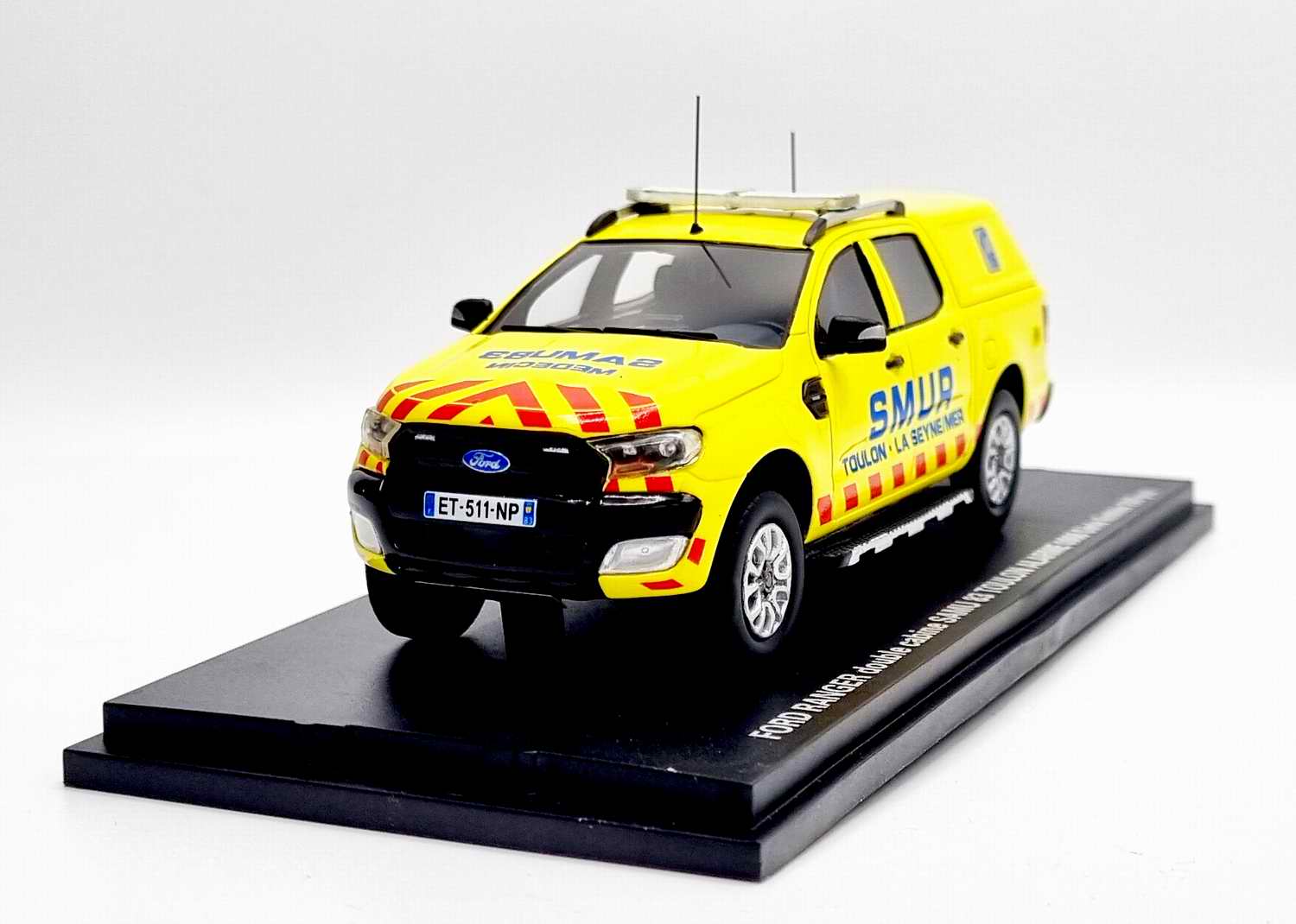 Voiture de Collection FORD RANGER 2016 SAMU 83 SMUR Toulon La Seyne Sur Mer 1/43