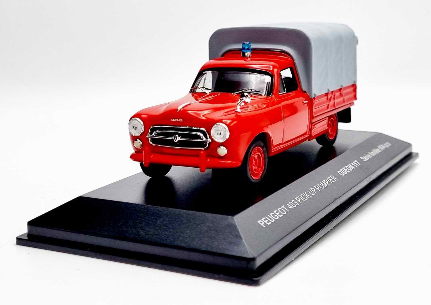 PEUGEOT 403 Pick Up Pompiers Bachee Voiture de Collection 1 43 Serie Limitee a 504 PCS Capachat