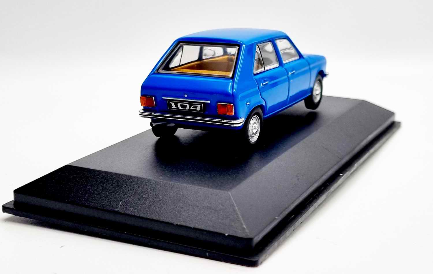Voiture Miniature Peugeot104 de 3M58 Bleu 1/43