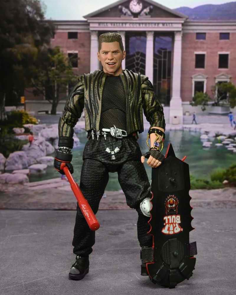 Figurine Griff Tannen fils de Biff tannen overboard batte baseball film Retour vers le Futur 2 griftanèbe grifftanen grifftannen