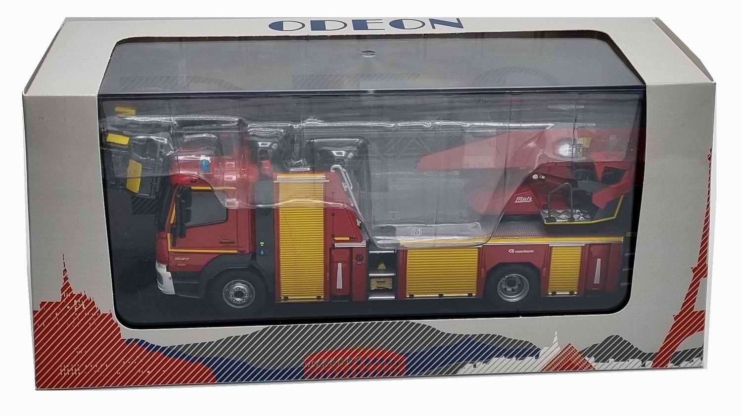 Camion de pompier MERCEDESATEGO EPC 30 L32A-XS grande échelle nacelle BEA Bras Elévateur Aérien