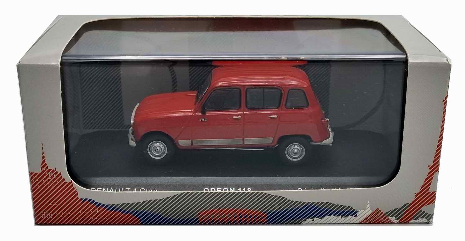 Voiture Miniature Renault4GTL Clan Rouge R4 4L 1/43