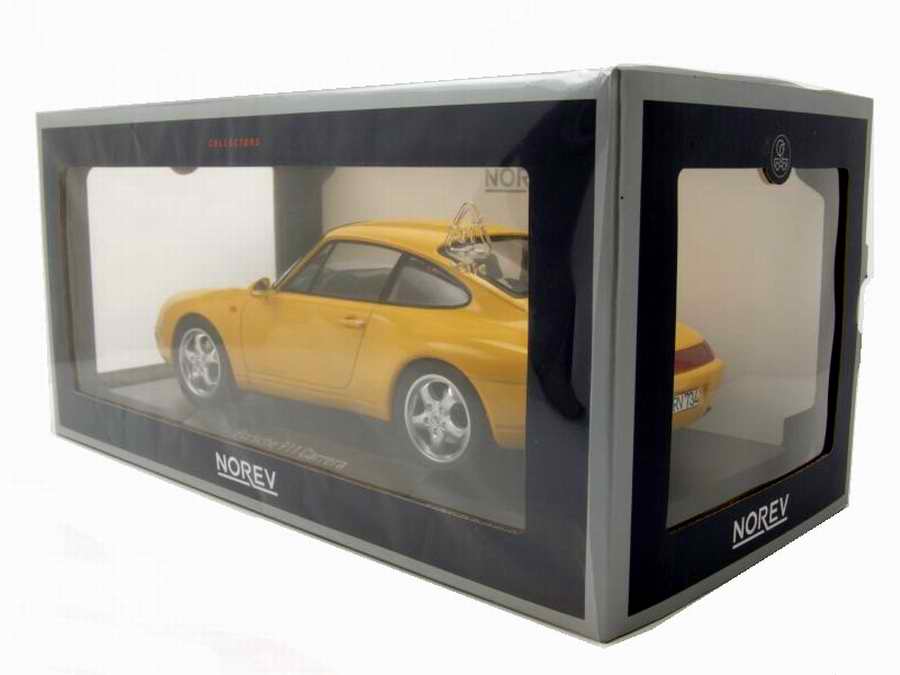 PORSCHE911Carrera Jaune de 1994 NOREV 1/18