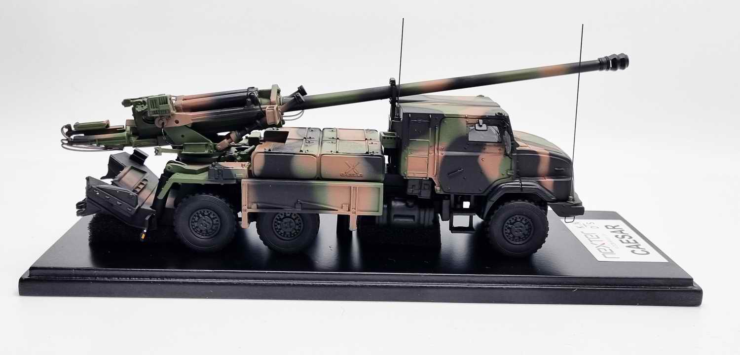 Maquette Camion Renault Canon CESAR 6X6 Nexter 155mm Armée de Terre