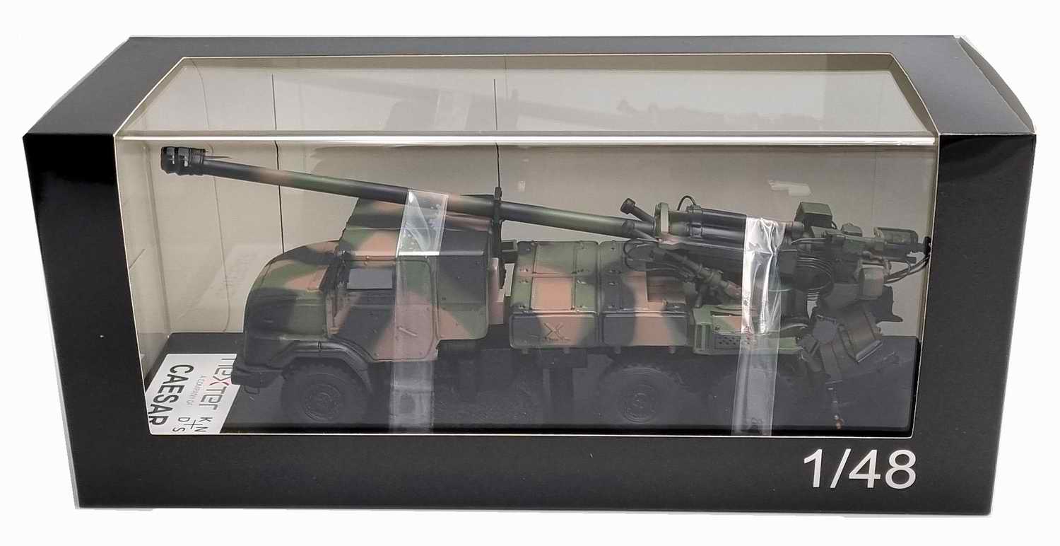 Maquette Nexter Camion Renault Canon CAESAR 6X6 de 155mm Armée de Terre canon césare