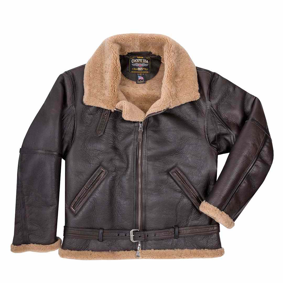 Blouson RAF de la Royale Air Force en peau de mouton COCKPIT - AVIREX