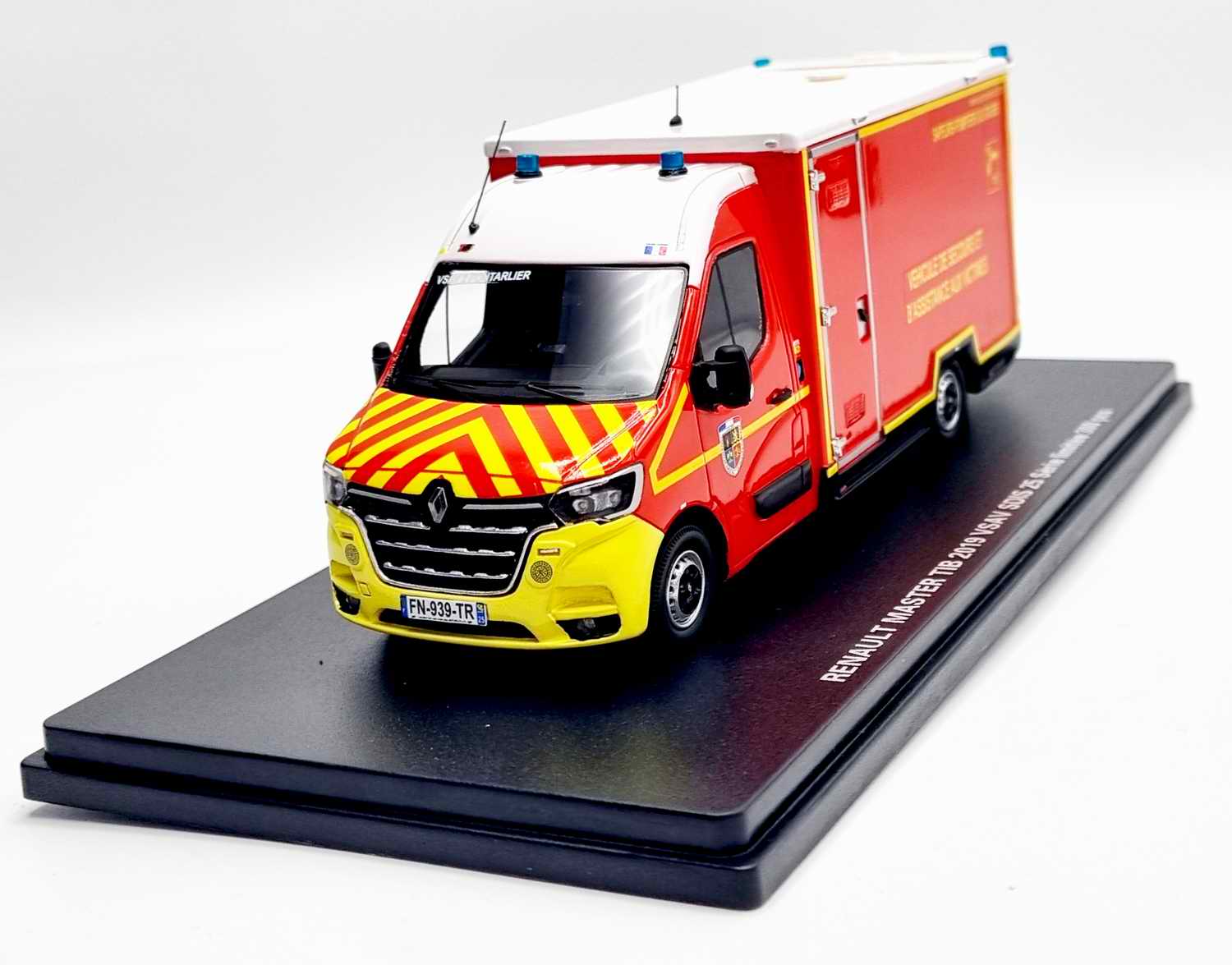 RENAULT MASTER 2019 TIB Ambulance VSAV SDIS 25 Doubs secours victime 1/43