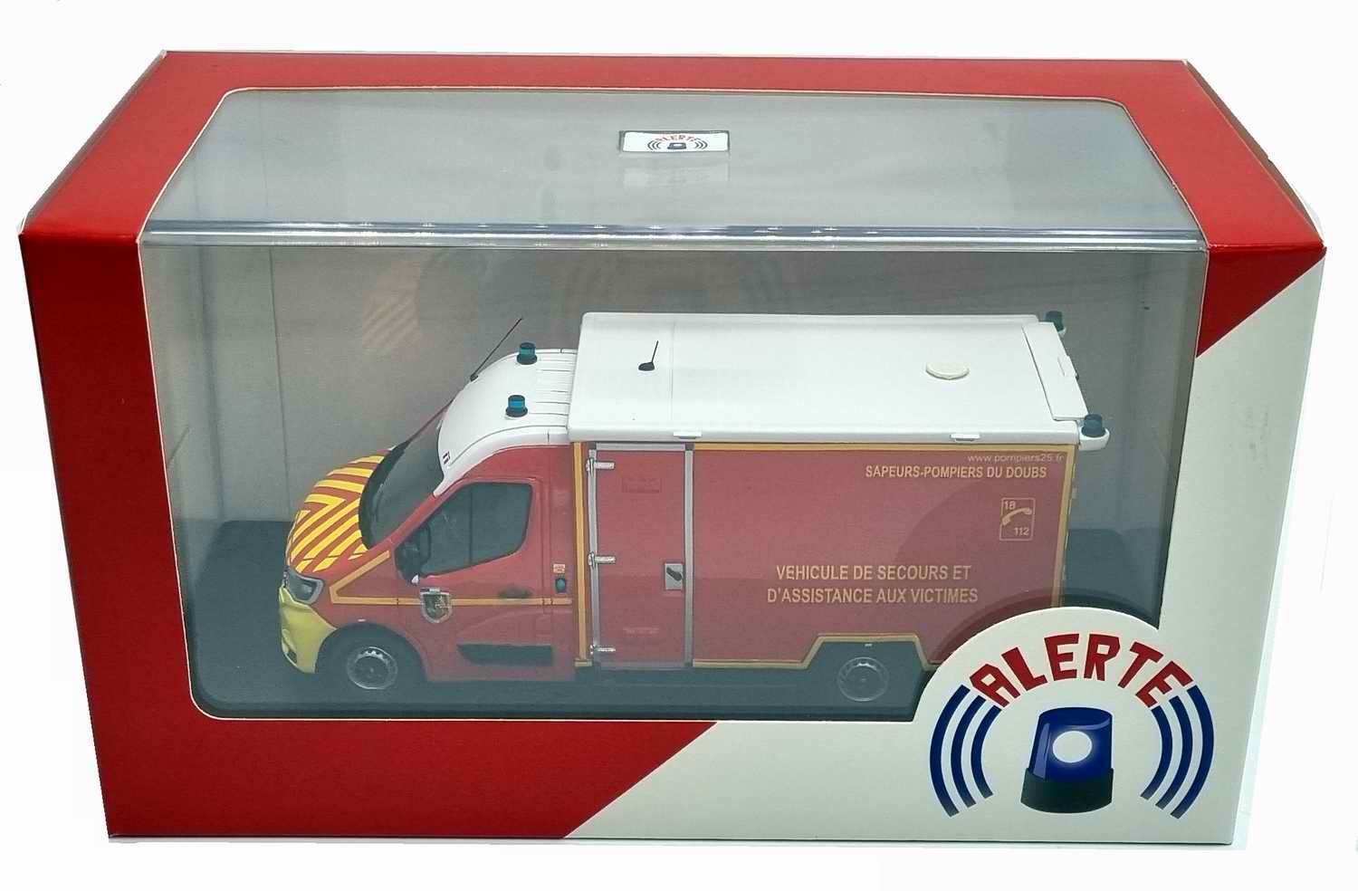 RENAULT MASTERTIB Ambulence VSAV SDIS25 1/43