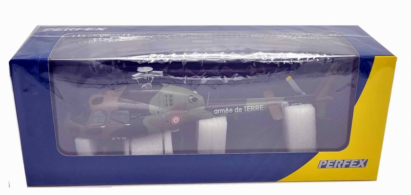 Miniature PERFEX 1/43 - Aérospatiale AS 555 Fennec (Armée De Terre, Camouflage) NEUF