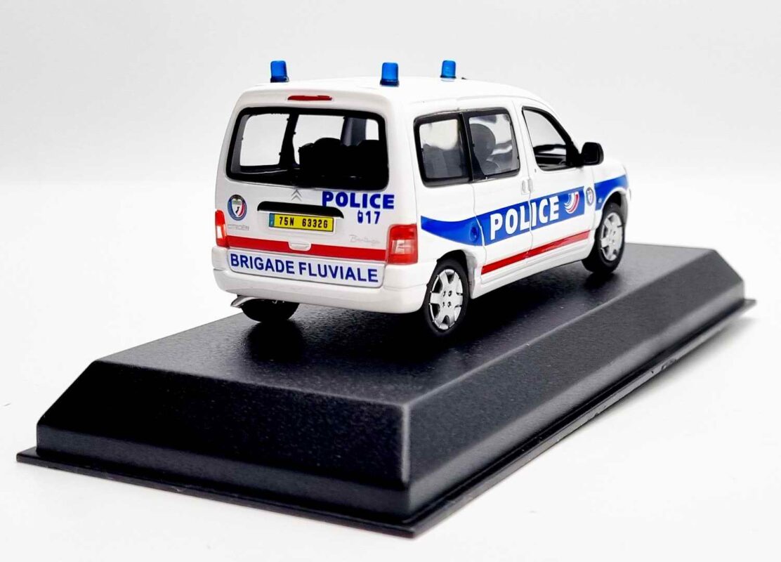 Miniature Citroën Berlingo Police Nationale Brigade Fluviale 2004 - 1:43 Norev - Neuf