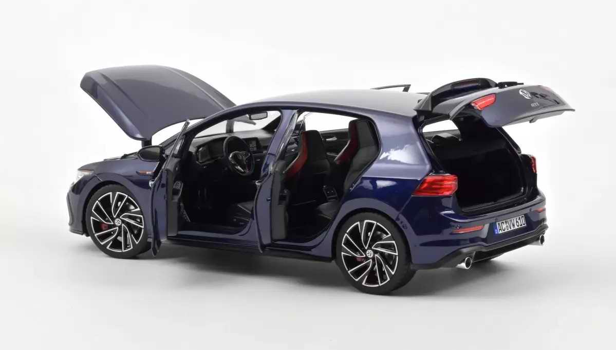 Voiture miniature de collection VOLKSWAGEN GolfGTI Bleu 2020 NOREV 1/18