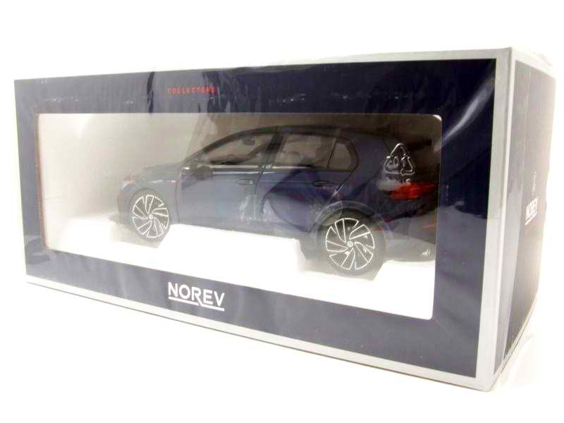 Voiture miniature de collection VOLKSWAGEN VW GolfeGTI Bleu 2020 NOREV 1/18
