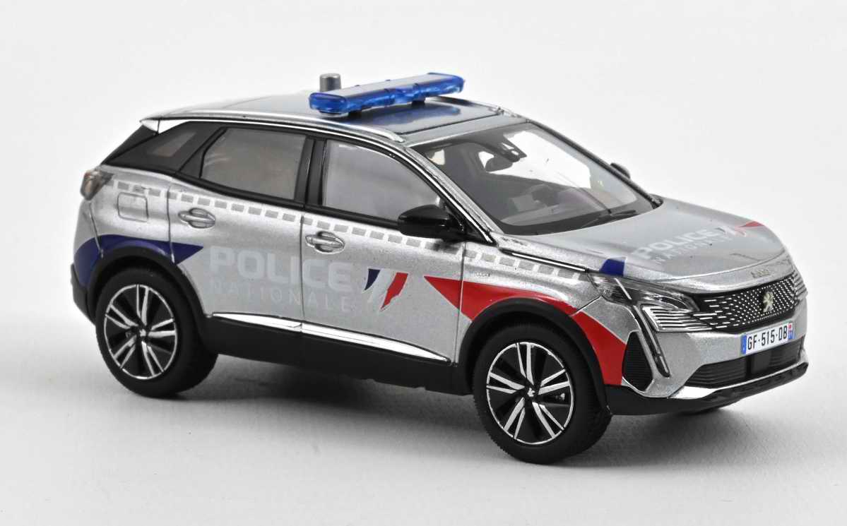 Miniature voiture PEUGEOT 3008 Police Nationale 2023 1/43 Norev
