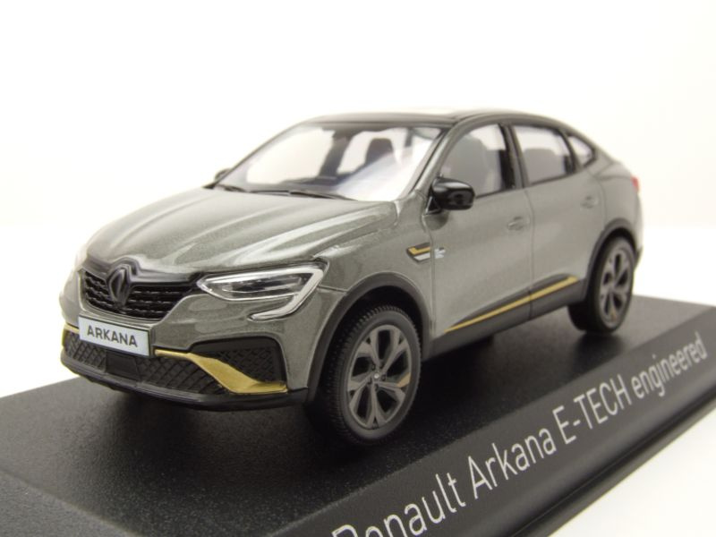 voiture Miniature RENAULT Arkana ETech Enginered 2022 Gris MétalliséNOREV 1/43