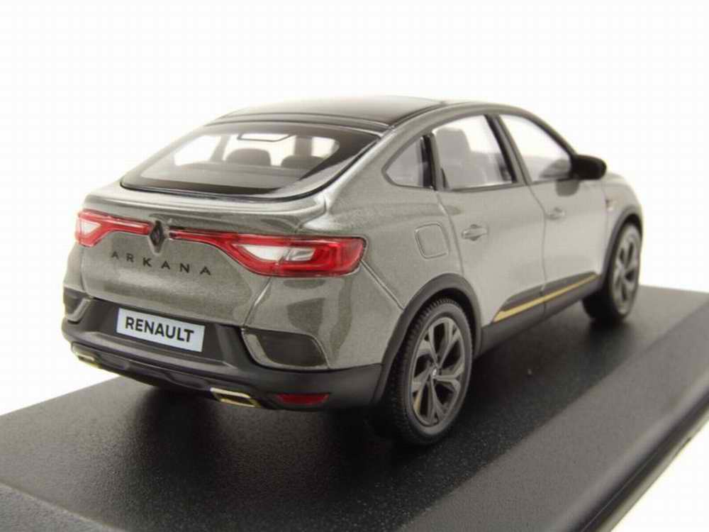 voiture Miniature RENAULT ArkanaE-Tech Engineered 2022 Gris Métallisé NOREV 1/43