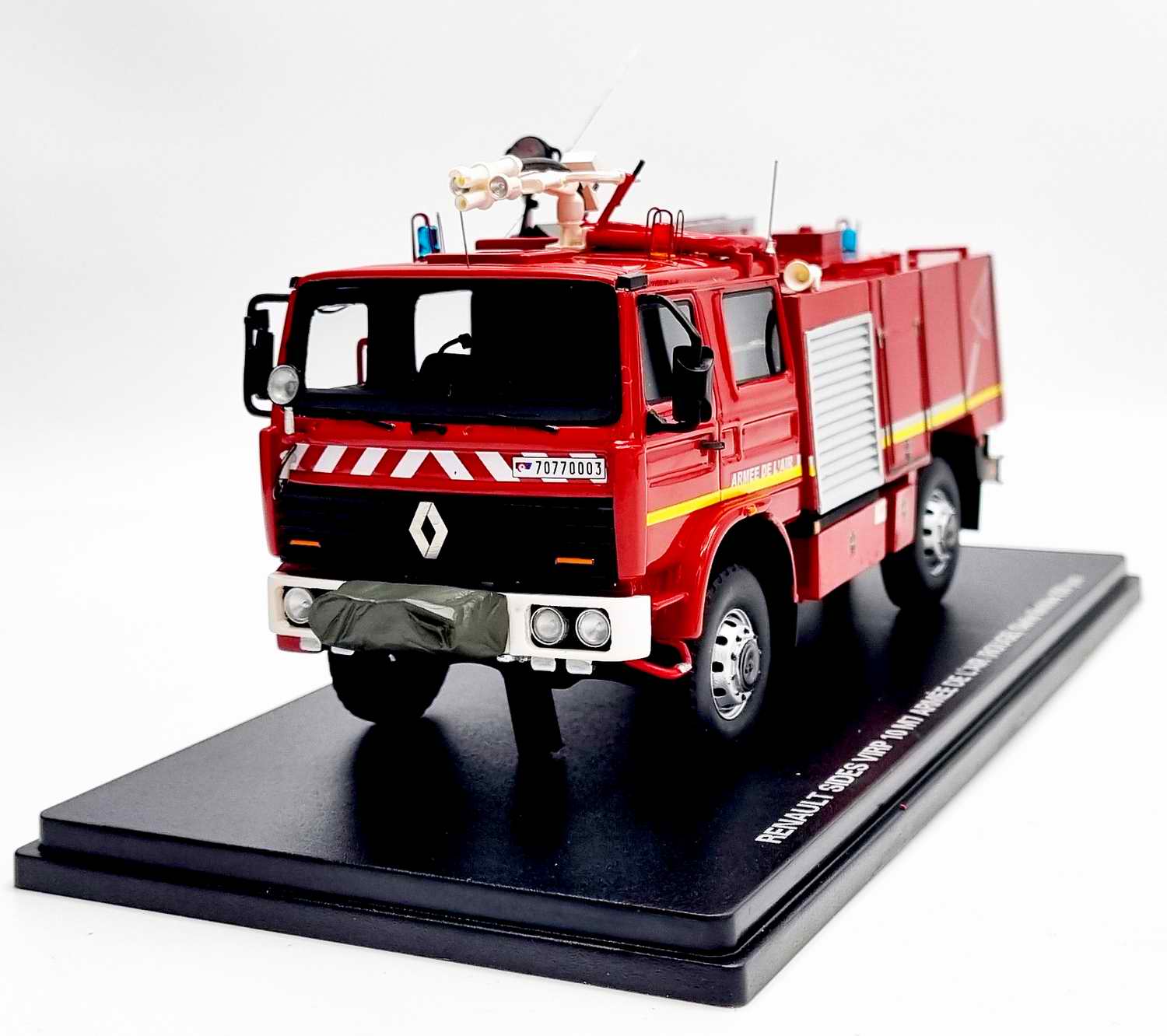 Camion ENAULT SIDES G230 Véhicule d'Intervention Rapide Polyvalent VIRP 10 M7 Pompiers de l'Armée de l'Air 1/43 ALERTE