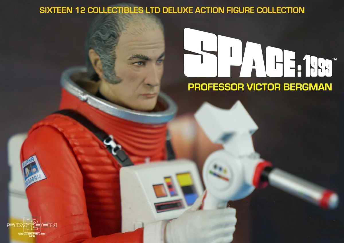 COSMOS 1999 Figurine du Professeur Victor Bergmane en Combinaison Spatiale Alpha Edition Limitée 3000 pcs