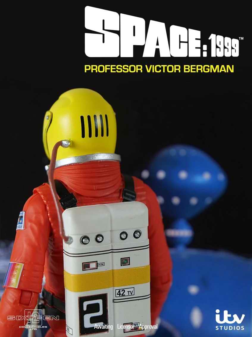 COSMOS 1999 Figurine du Professeur Victor Bergman en Combinaison Spatiale Alpha Edition Limitée 3000 pcs