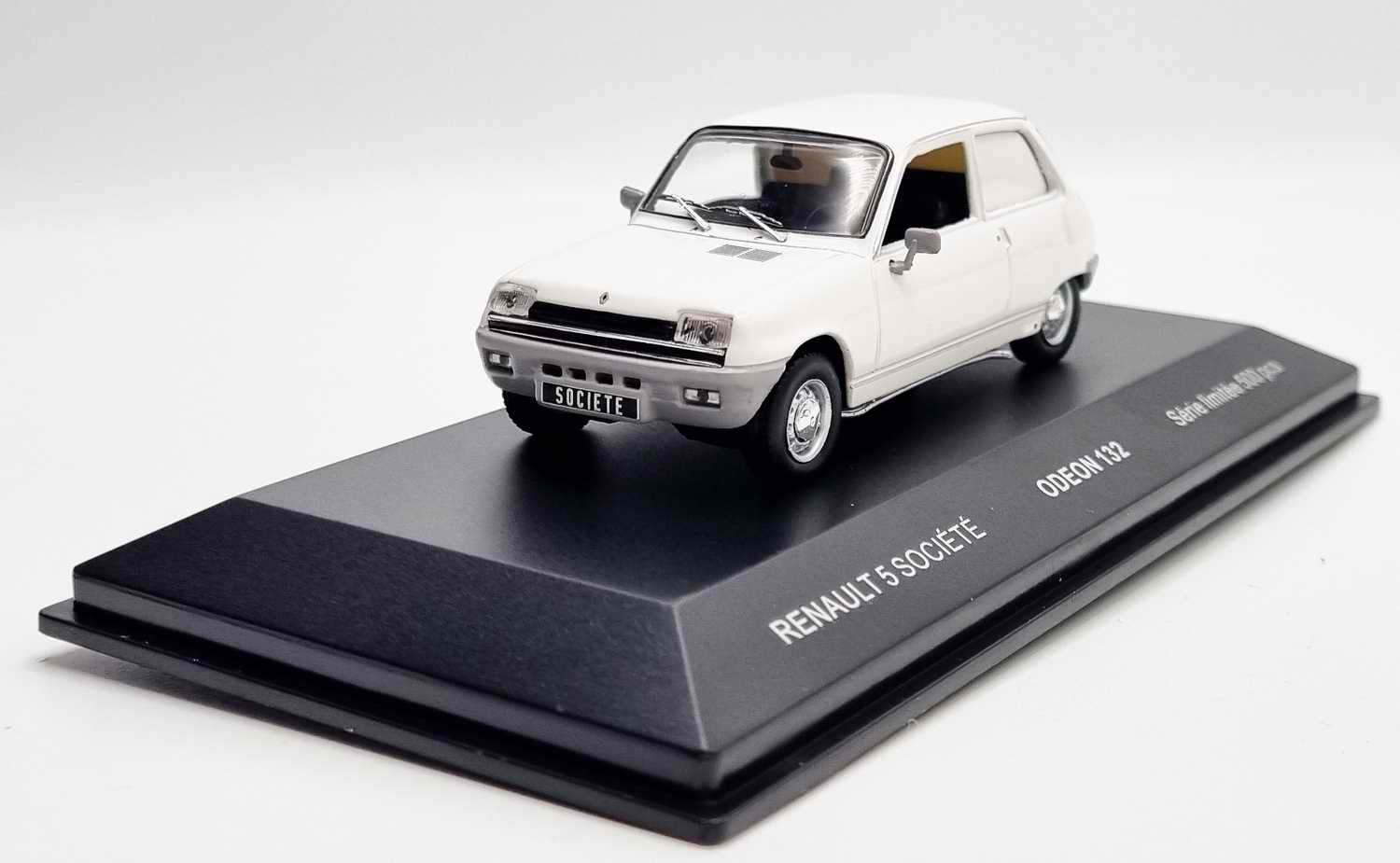 RENAULT 5 Société Blanche Voiture de Collection 1/43 Série Limitée à 504 PCS