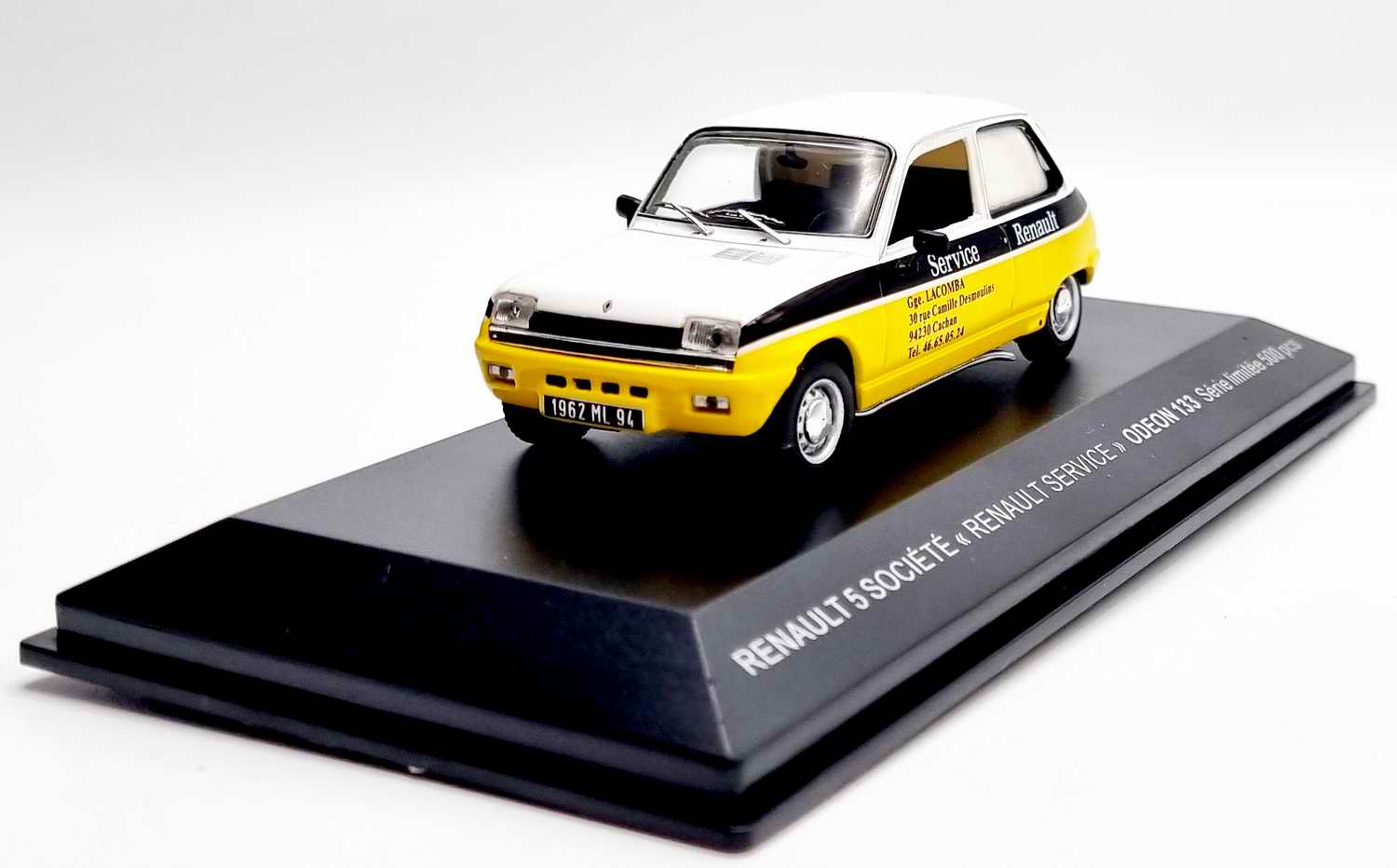 Voiture R5 Miniature Renault 5 Société Service Renault 1/43