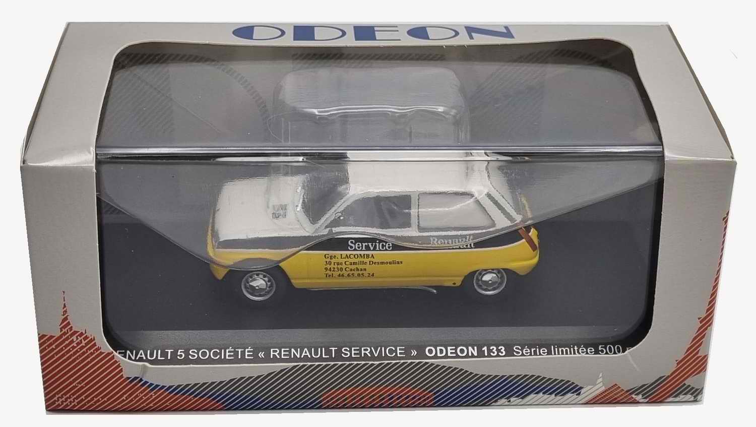 Voiture R5 Miniature Renault5société Service Renault 1/43