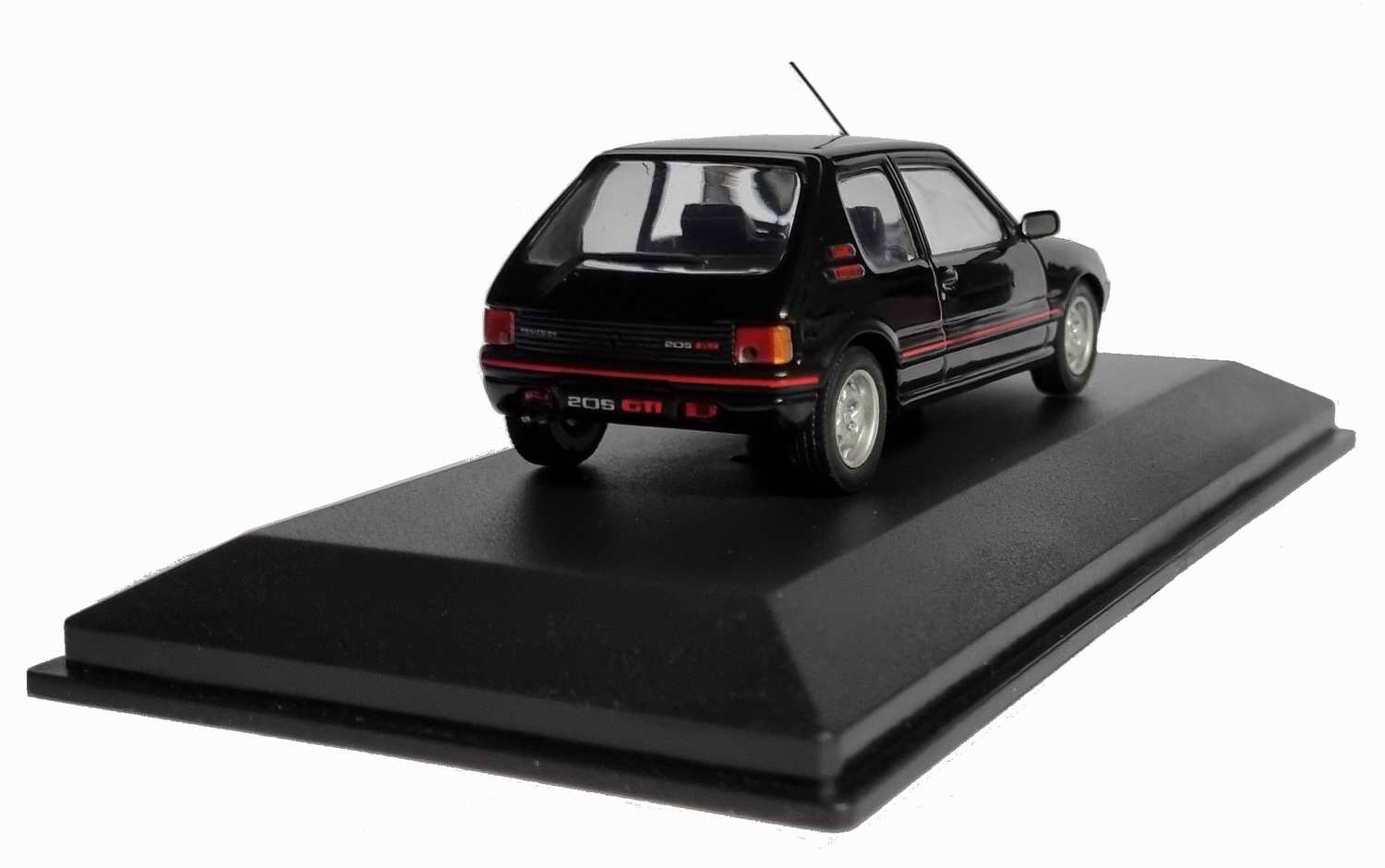 Miniature Odeon PEUGEOT 205 GTI 1.9 NOIR chez 1001hobbies (Réf.138)