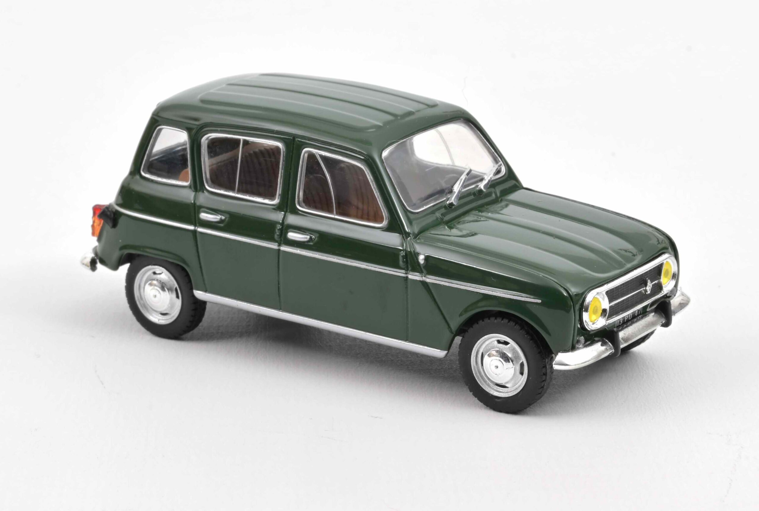 Voiture miniature R4 RENAULT 4L vert foncé NOREV 1/43