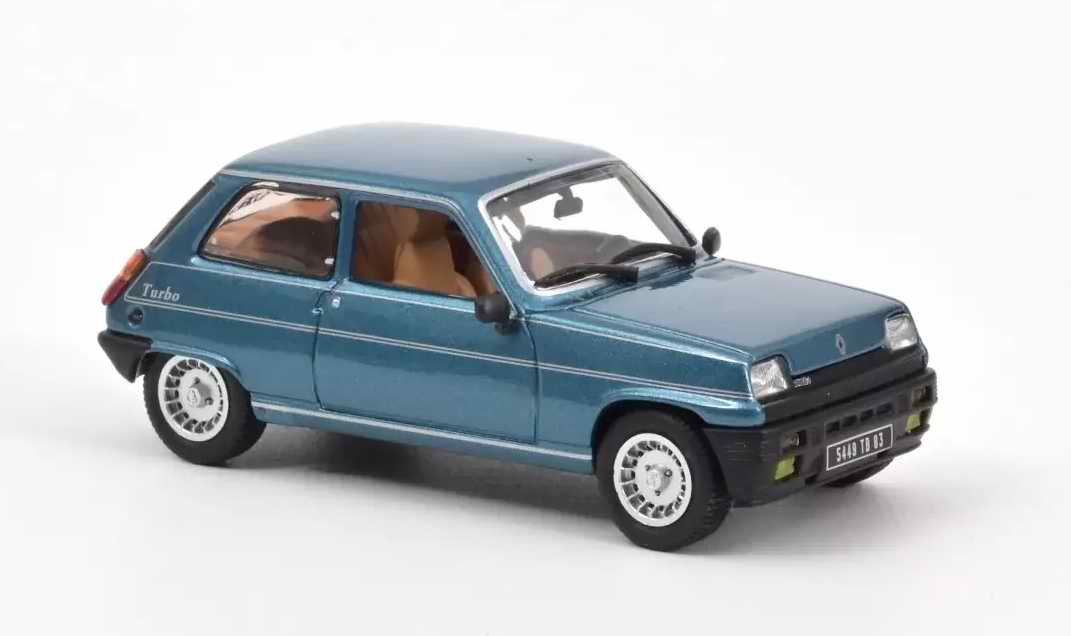 Miniature Voiture de collection RENAULT5 Alpine Turbo Bleue NOREV 1/43