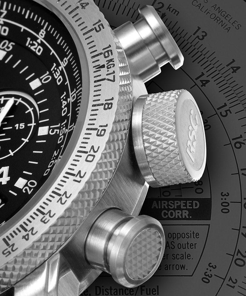 Montre Aviateur Chronomètre Ordinateur de Vol RSC PILOTS WATCHES