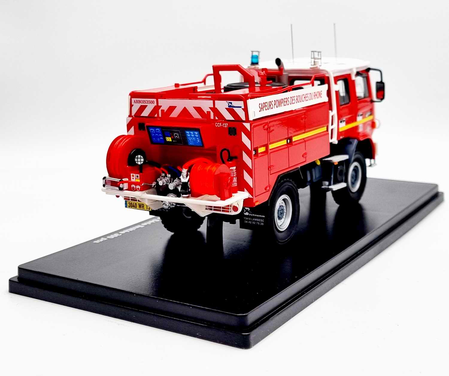 Camion de Pompiers RENAULT M210 TECHNAM ARBOIS 3500 CCF SDIS13 1/43 Alerte