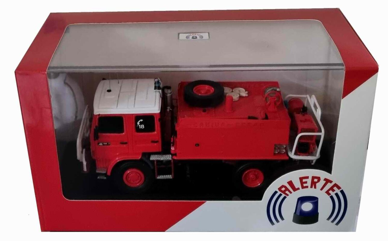 CAMION DE POMPIERS RENAULT M180 CAMIVA CCF 4000 SDIS 28 1/43 ALERTE