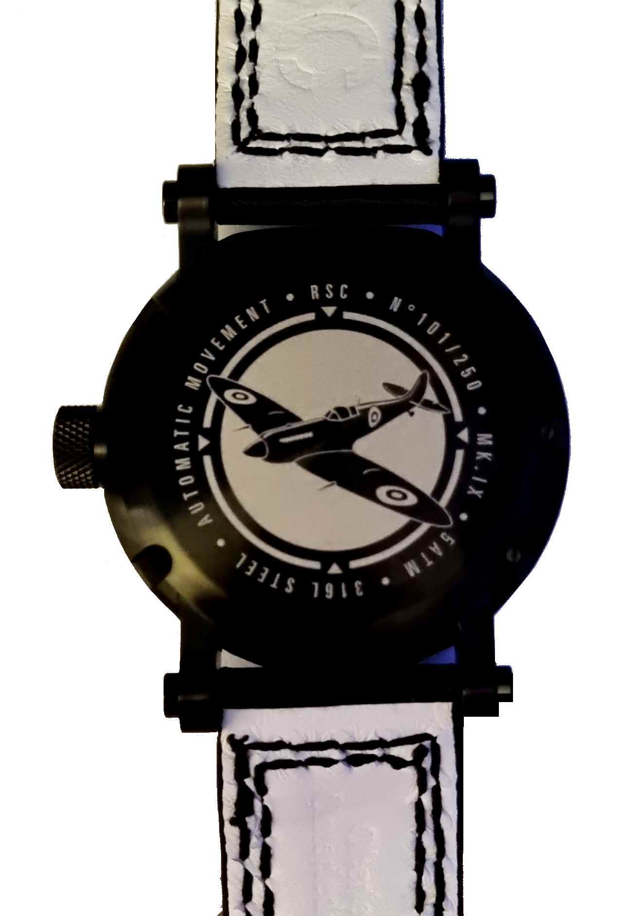 Montre Aviateur Automatique SPITFIRE Mk IX Bracelet Cuir RSC PILOTS WATCHES