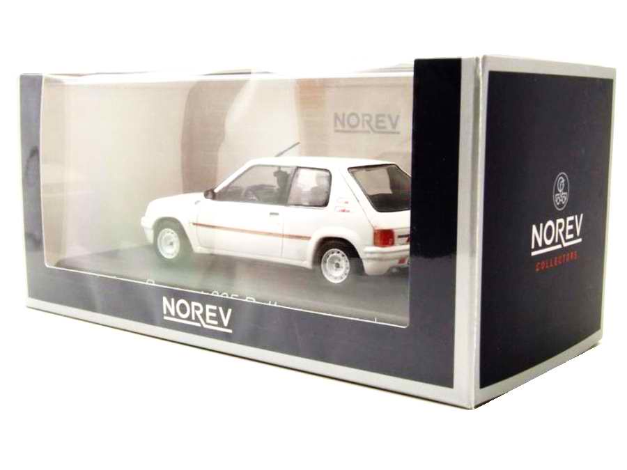 Voiture miniature PEUGEOT205rally Norev 1/43
